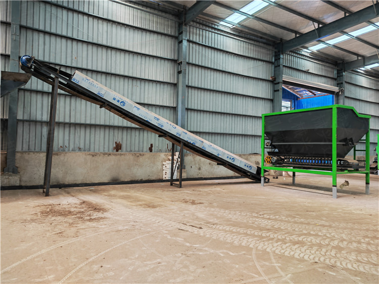 有機肥鏟車喂料機 污泥秸稈喂料倉 牛糞有機肥生產線設備鏟車料倉